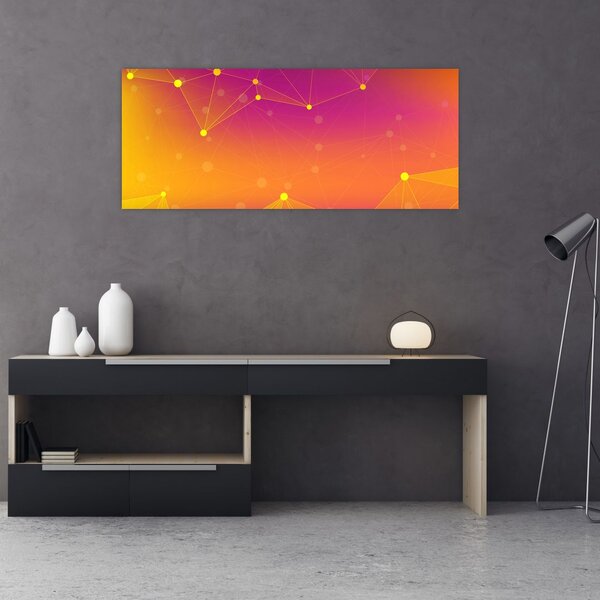 Tabloul modern colorat (120x50 cm)