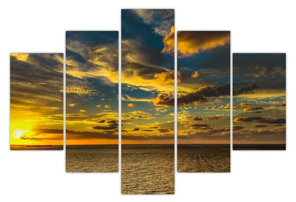 Apus de soare la mare (150x105 cm)