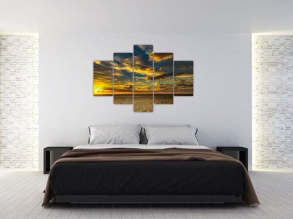 Apus de soare la mare (150x105 cm)