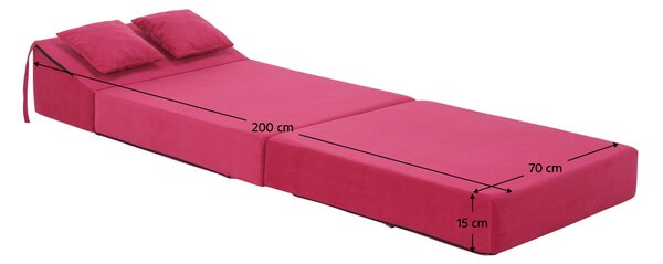 Fotoliu extensibil Plantearan (roz închis) . 1116445