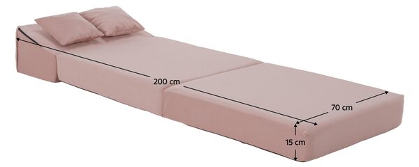 Fotoliu extensibil Plantearan (roz) . 1116446