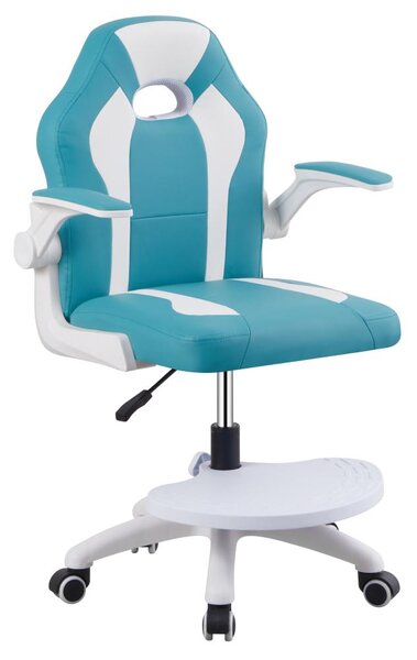 Scaun rotativ copii Ramin (albastru + alb) . 1116466