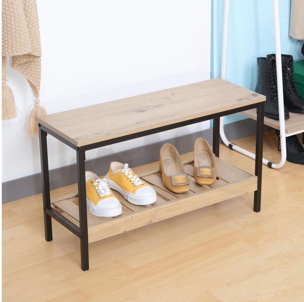 Pantofar Relieve (stejar + negru) . 1116481
