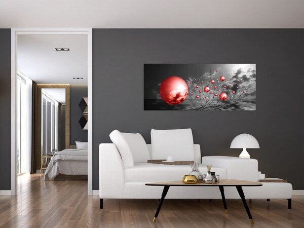 Tabloul bilelor roșii (120x50 cm)