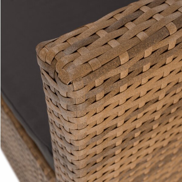 Set mobilier de grădină Senala (gri maro + maro deschis) (pentru 8 persoane). 1116496