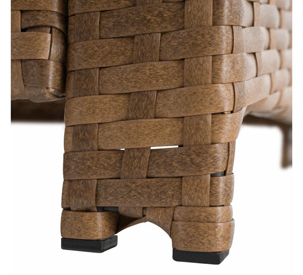 Set mobilier de grădină Senala (gri maro + maro deschis) (pentru 8 persoane). 1116496