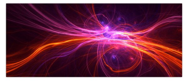 Tablou cu abstracțiune modernă (120x50 cm)