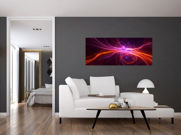 Tablou cu abstracțiune modernă (120x50 cm)