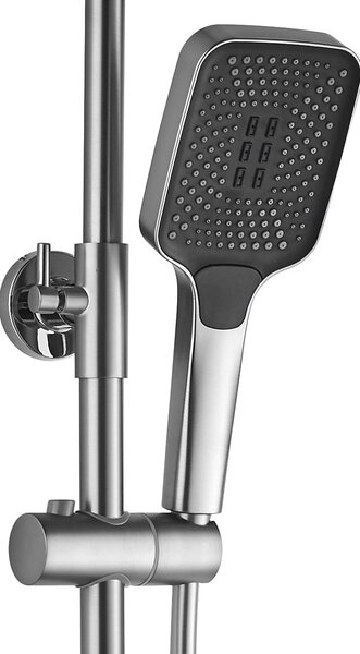 Coloana de dus cu termostat REA ROB Nichel Brush INOX