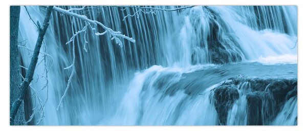 Tablou - cascadele închețate (120x50 cm)