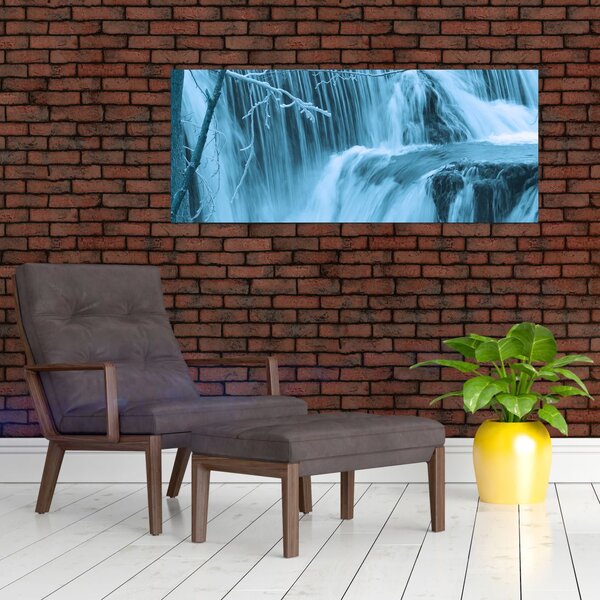 Tablou - cascadele închețate (120x50 cm)
