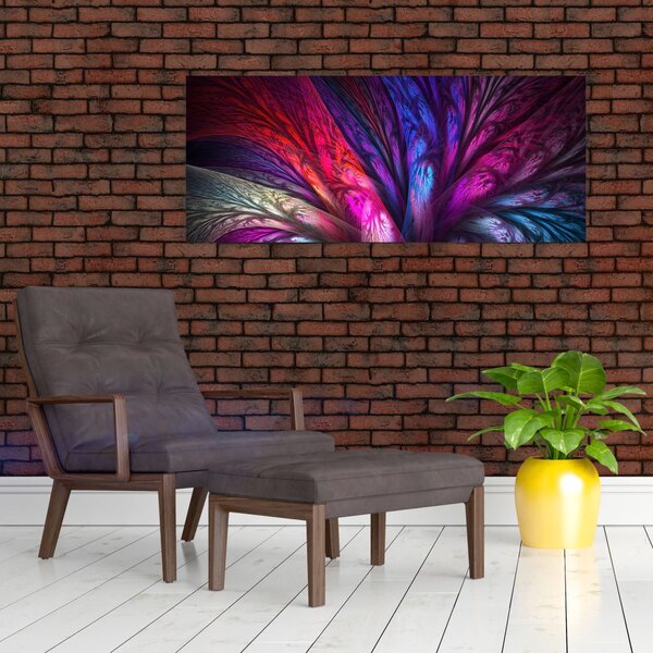 Tabloul abstract cu copacul (120x50 cm)