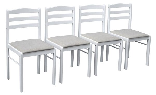 Set mobilier sufragerie Sesiones (alb + bej gri) (pentru 4 persoane). 1116505