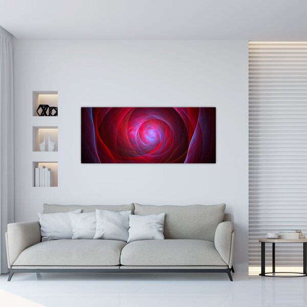 Tabloul abstract cu ochi (120x50 cm)