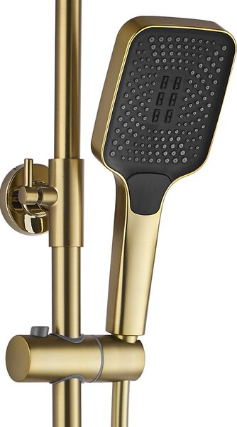 Coloana de dus cu termostat REA ROB Gold Brush