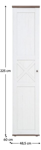 Dulap cu rafturi Telegrafo (pin canyon + stejar sonoma truflă) . 1116514