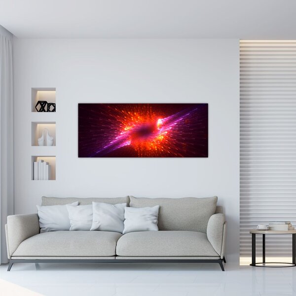 Tabloul modern abstract cu spini (120x50 cm)