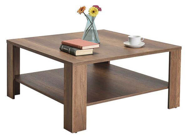 Masuta Cafea Adore New Jersey cu Raft, 90x42x90 cm