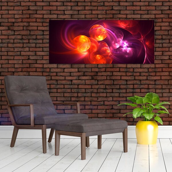 Tabloul cu abstracțiune modernă (120x50 cm)