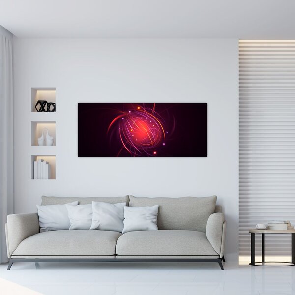 Tabloul modern cu abstacțiune (120x50 cm)