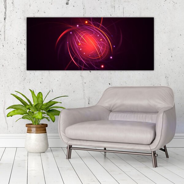 Tabloul modern cu abstacțiune (120x50 cm)
