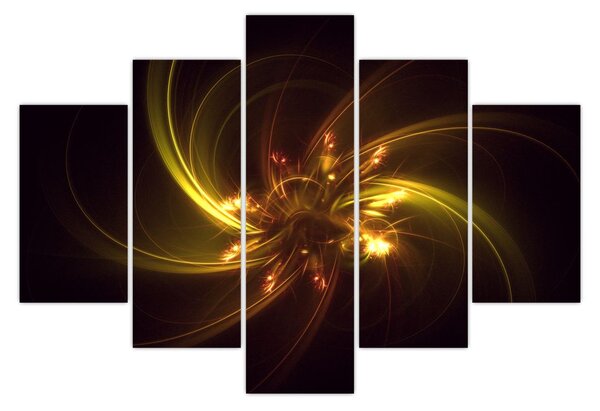 Tablou - abstracție cu elice (150x105 cm)