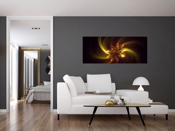 Tablou - abstracție cu elice (120x50 cm)
