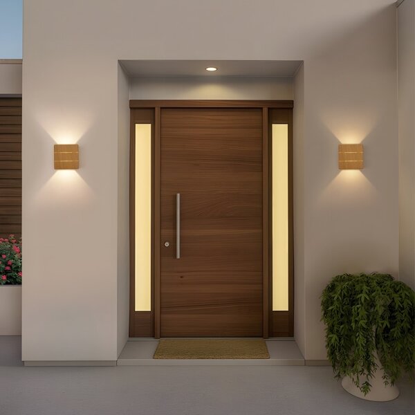Immax 08522L - Aplica de perete LED pentru exterior LUXLINE LED/6W/230V 3000K IP54 stejar