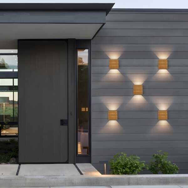 Immax 08522L - Aplica de perete LED pentru exterior LUXLINE LED/6W/230V 3000K IP54 stejar