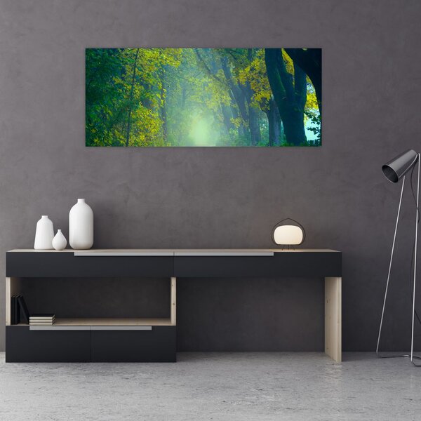 Tablou cu drum dea lungul cu copaci (120x50 cm)