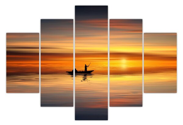 Tablou - cu barca (150x105 cm)