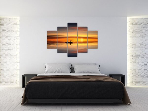 Tablou - cu barca (150x105 cm)