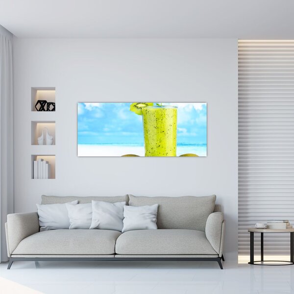 Tablou - smoothie kiwi (120x50 cm)