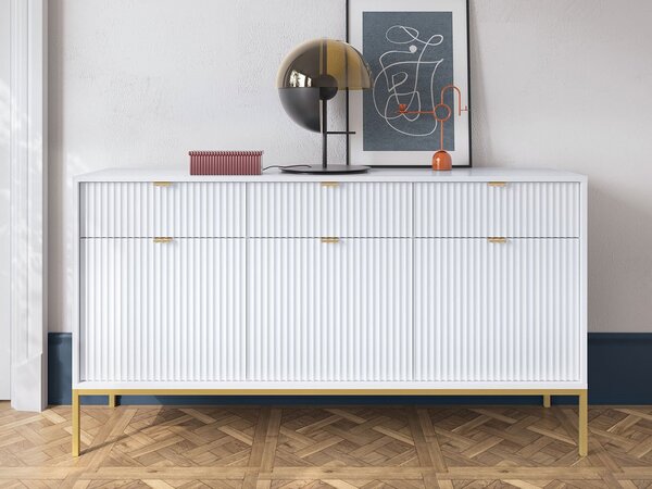 Z0ND0 Comodă Mijeno Gold MKSZ154 (Alb + auriu) . 1103644