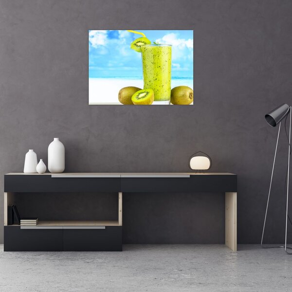 Tablou - smoothie kiwi (70x50 cm)