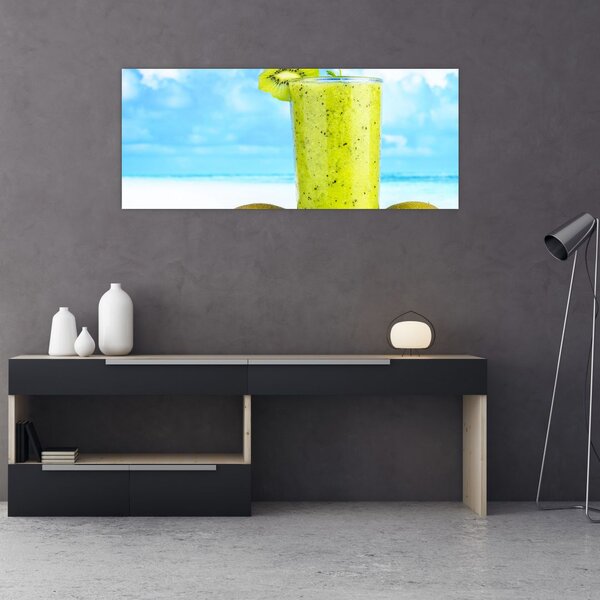 Tablou - smoothie kiwi (120x50 cm)