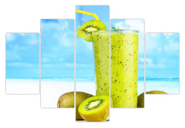 Tablou - smoothie kiwi (150x105 cm)