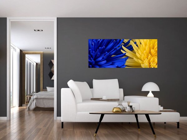 Tablou - detaliu florilor (120x50 cm)