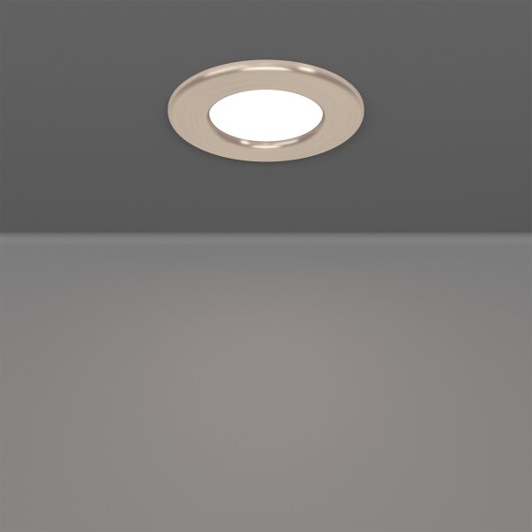 Eglo 901434 - Set 3x LED RGBW FUEVA-Z, plafonieră LED 2,8W/230V, 8,8 cm, IP44, crom