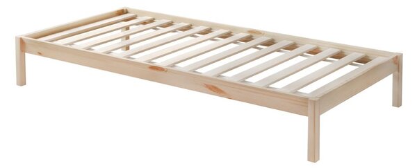 Pat etajat pentru copii , cu pat suplimentar 90 cm Virtuoso (natural) (cu somieră) (cu sp. depozitare). 1116554