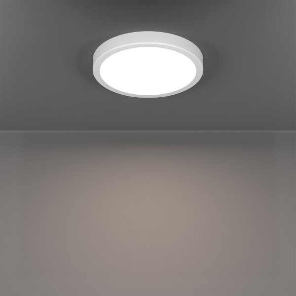 Eglo 901376 - Plafonieră LED RGBW FUEVA-Z dimabilă pentru baie, LED/11,2W/230V, 21,1 cm, IP44, alb