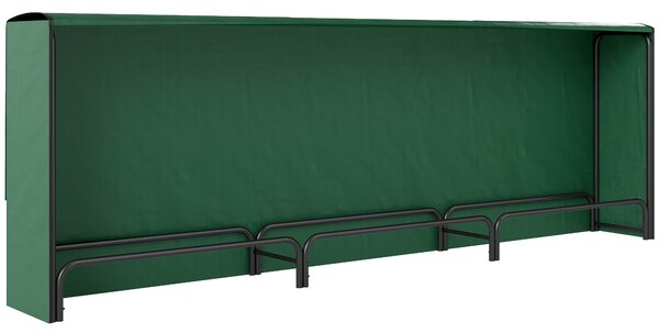 Outsunny Suport Lemne de 1m³ Reglabil cu Acoperire Impermeabilă 300x36x99 cm | Aosom Romania