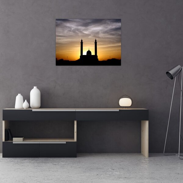 Tablou cu obiect istoric (70x50 cm)