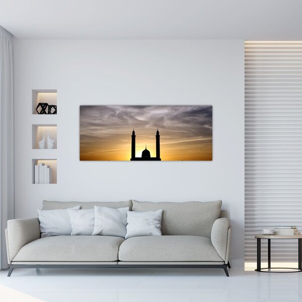 Tablou cu obiect istoric (120x50 cm)