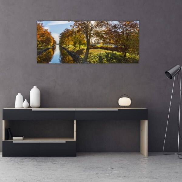 Tablou cu canal de apă (120x50 cm)