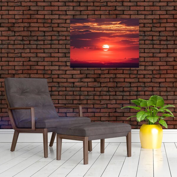 Tablou cu soarele colorat (70x50 cm)