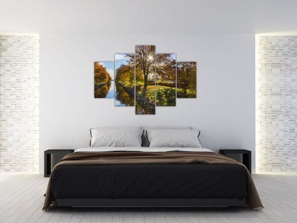 Tablou cu canal de apă (150x105 cm)
