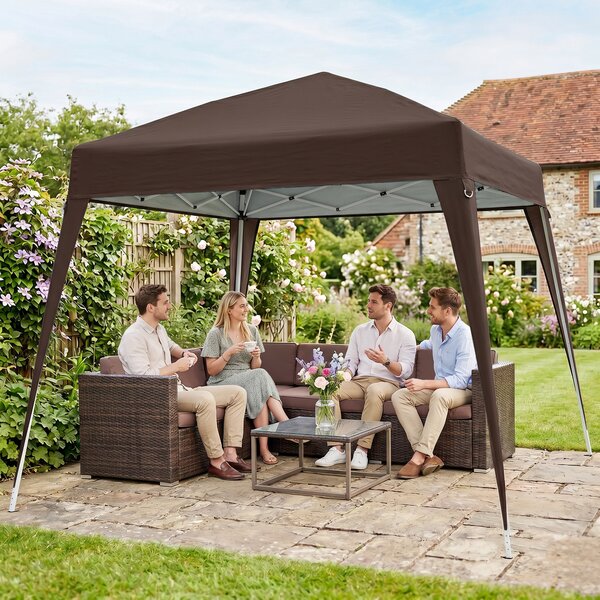 Outsunny Foisor Pliabil 2.4x2.4m, Foisor de Gradina Structura | Aosom Romania