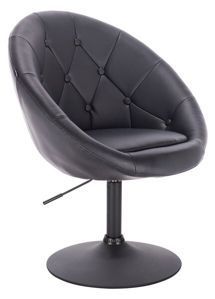 HC8516N Scaun Negru cu Bază Neagră
