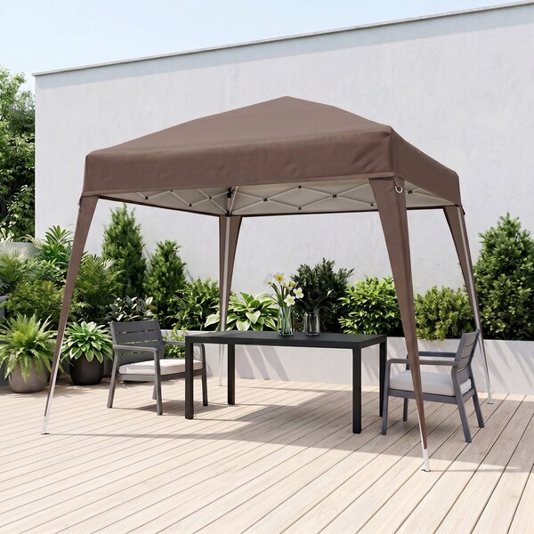 Outsunny Foisor Pliabil 2.4x2.4m, Foisor de Gradina Structura | Aosom Romania